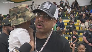 Allen Iverson returns for roundball classic [upl. by Ynafit]