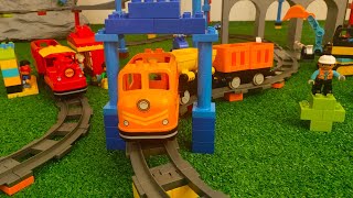 Duplo trains and viaduct [upl. by Enitnatsnoc700]