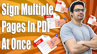 How To Sign Multiple Pages In PDF At Once [upl. by Baudin]