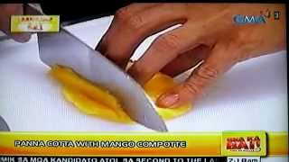 Mango Panna Cotta Recipe with Compotte by Chef Francis Lopez [upl. by Weed48]