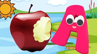 ABC Song Learn Phonics Nursery Rhymes and Kindergarten Songs for Kids fun and kids learning [upl. by Eilatam]