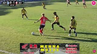 RESUMEN DEPORTIVO PINTO 0  1 RIVADAVIA DE LINCOLN [upl. by Idnek]