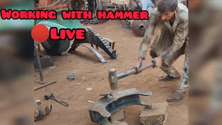 khizar tech working with hammer in 🔴Live [upl. by Eillak]