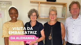 VISITA DA EMBAIXATRIZ DA ALEMANHA ESPAÇO AMOR E TERNURA [upl. by Sabino]