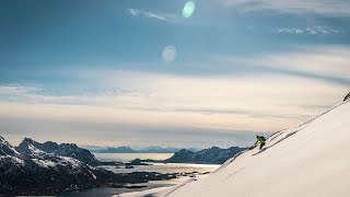 Skitouren in Norwegen auf den Lofoten [upl. by Ayikahs]