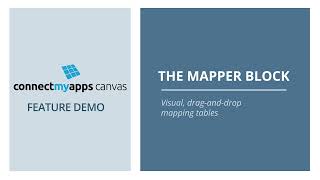 The Mapper Block  Feature demo [upl. by Vernon596]