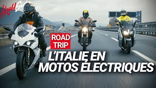 Roadtrip  LItalie en motos électriques [upl. by Ahsetan]