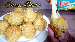 CHEESY BUCHI  How to make Cheesy Buchi  Buchi recipe [upl. by Jacenta197]