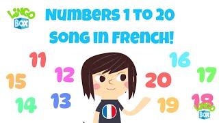 French Numbers 1  20 Song  Fun Kids Song  Fun amp Educational Counting for Children  Les chiffres [upl. by Bradwell701]