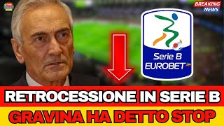 GRAVINA NOTIZIA SHOCK Penalizzazione con retrocessione in SERIE B Ecco cosa ha detto [upl. by Mathew]