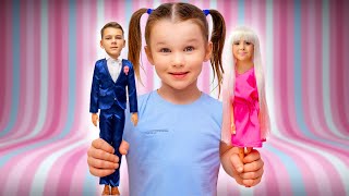 Becoming BARBIE in Real Life and other kids videos [upl. by Ingmar589]