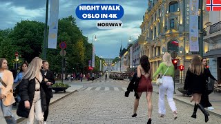 Oslo Norway 🇳🇴 June  2022  4KHDR Walking Tour [upl. by Cirenoj75]