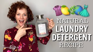 DIY Natural LAUNDRY DETERGENT Recipe  Liquid [upl. by Yks]