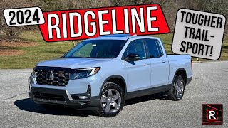 The 2024 Honda Ridgeline Trailsport Is A More Capable Pragmatic Truck With Better Tech [upl. by Hanah]