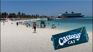 DISNEY CASTAWAY CAY  WALKING TOUR Disney Cruise Line disney cruise island [upl. by Alacim69]