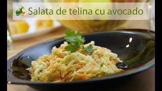 Salata de telina cu avocado salata de cruditati [upl. by Lawlor]