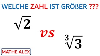 Welche der beiden Zahlen ist größer   Potenzgesetze  Mathe Rätsel  Mathe Tricks  Mathe Alex [upl. by Iila]