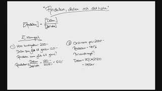 Åk 8  Ingrid  Procent  Andelen delen och det hela [upl. by Audi]