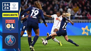 HIGHLIGHTS  Olympique Lyonnais vs PSG UEFA Womens Champions League 202324 Semifinal First Leg [upl. by Clapp]