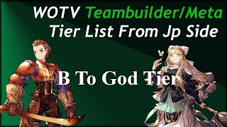 WOTV Teambuilder JP Meta Tier List [upl. by Ekard326]