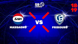 SB League  Day 14 MASSAGNO vs FRIBOURG [upl. by Robenia976]