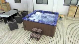 The Zspas Athena Deluxe Balboa 5 Seater Hot Tub Exclusive To Hot Tub Suppliers Of Leicester [upl. by Harts]