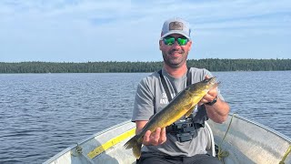 Day 5 at Ghost River Lodge walleyefishing [upl. by Epps]