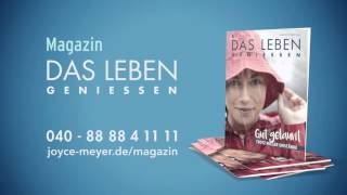 Bestellen Sie jetzt kostenlos das Joyce Meyer Magazin [upl. by Sahcnip]