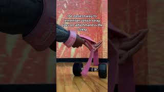 How to use lifting straps ✨latpulldowns gymgirl howto fitnesstips motivation womenshealth gym [upl. by Ilahtan]