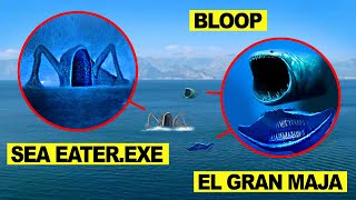 Un dron capta SEA EATEREXE atacando a GIANT BLOOP y GIANT EL GRAN MAJA en la vida real [upl. by Viddah]