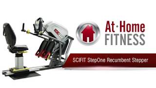 SCIFIT StepOne Recumbent Stepper Product Review from AtHomeFitnesscom [upl. by Euqinahc]