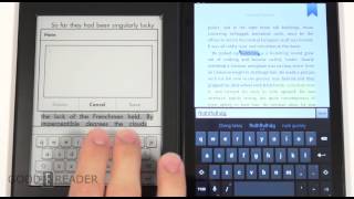 Nexus 7 2nd Generation vs Kindle Paperwhite Reading Comparison [upl. by Converse716]