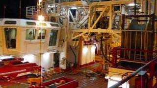 Fugro Synergy night aft deckwmv [upl. by Macri50]