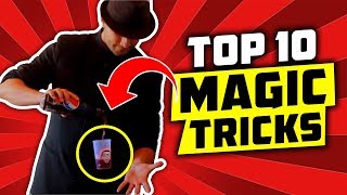 WOW TOP 10 BEST Magic Tricks That You Can Do [upl. by Flavius]