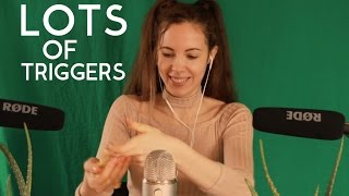 LOTS Of ASMR Triggers  1 Hour Long [upl. by Roze]