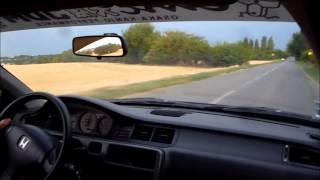 CIVIC B18C  235HP 1800CC TEST ROAD vs M3 [upl. by Sturges]