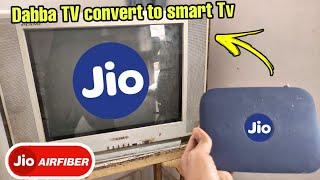 connect jio set top box to old dabba tv  Dabba tv me jio set top box ko connect kaise kare [upl. by Acirderf]