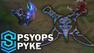 PsyOps Pyke Skin Spotlight  PreRelease  League of Legends [upl. by Enileve]