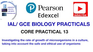 Culturing microorganisms in liquid medium Core practical 13 [upl. by Schug]