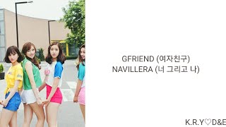 Lyrics가사 GFRIEND 여자친구  NAVILLERA 너 그리고 나 [upl. by Duston]