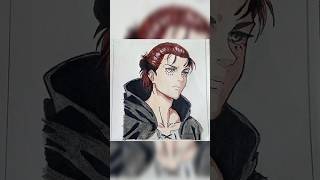 Eren Yeager Drawing  shorts anime [upl. by Ekaterina557]