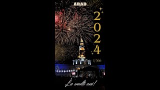 🎊🎉 REVELION 2024 🌟 Focuri de artificii 🥳🥳🥳 Romania FIREWORKS [upl. by Aiekal]