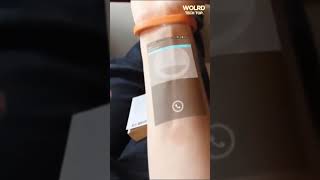 Cicret Bracelet  Transforming your Arm into a Touch Screen cicrettouch armscreentransformation [upl. by Meingoldas]