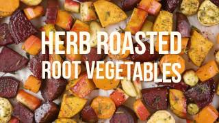 Herb Roasted Root Vegetables One Recipe Four Meals [upl. by Netsyrk917]