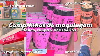 VLOG COMPRINHAS DE MAQUIAGEM 🛍️🧚🏻‍♀️makeup haul mostrei tudo✨ [upl. by Sacksen330]