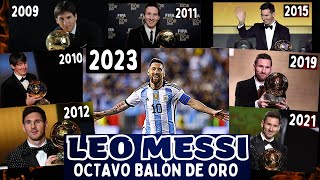 MESSI OCTAVO BALÓN DE ORO FUTBOLISTA ETERNO [upl. by Den]