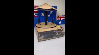 Carousel Ride Demo and Build  MCEN30021 Project for Mechanical Systems Design [upl. by Jarv877]