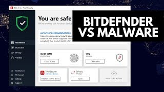 Bitdefender Total Security 2019 Review  Tested vs Malware [upl. by Pip782]