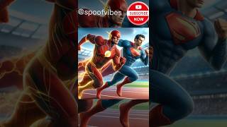 Superman💪 vs Flash⚡💥😱 Whos Faster DC Trending Shorts [upl. by Navonod480]