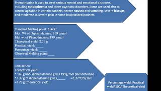 Synthesis of Phenothiazine from Diphenylamine [upl. by Oinotnanauj]